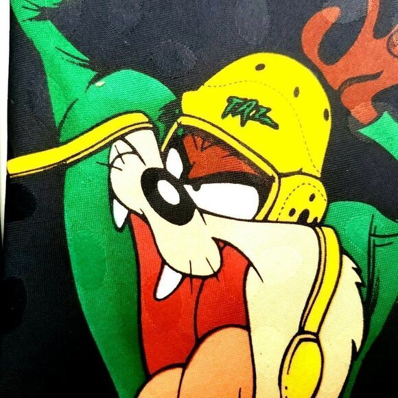 Looney Tunes Mania Vintage 1995 Tie‎ Polyester Blul - Picture 2 of 6